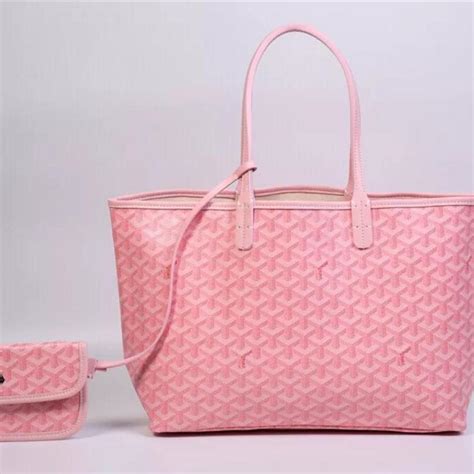 salmon pink goyard bag|goyardine bag.